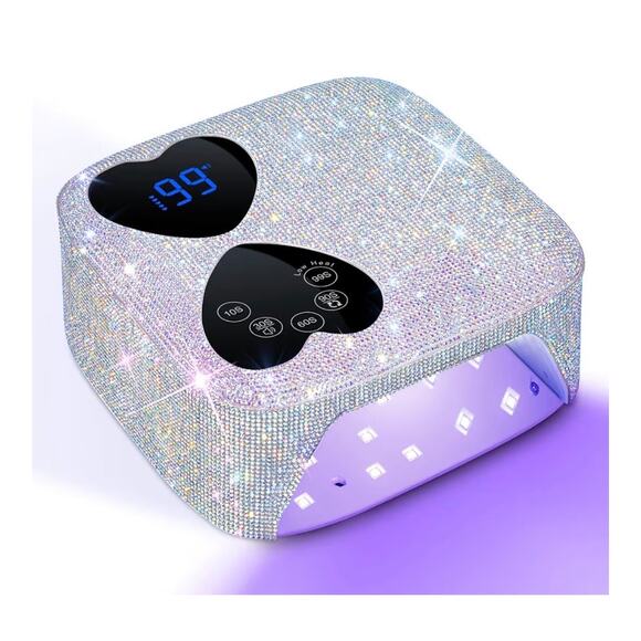 HUITINE | Makeup | New Rechargeable Uv Led Nail Lamp Rhinestone Gel ...